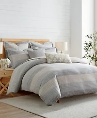 Levtex Sand Stripes Textured 3-Pc. Comforter Set, Full/Queen