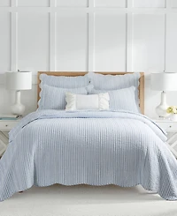 Levtex Martha Stripe Reversible 3-Pc. Quilt Set, King/California King