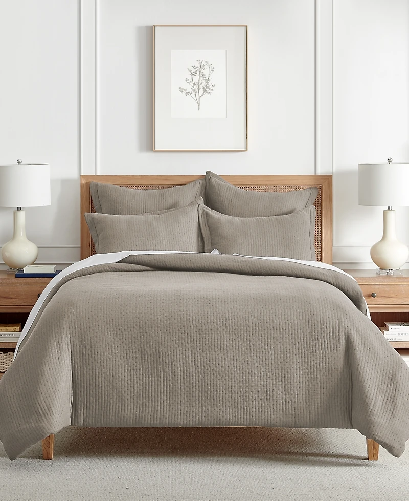 Levtex Reede Muslin Textured 2-Pc. Comforter Set, Twin/Twin Xl