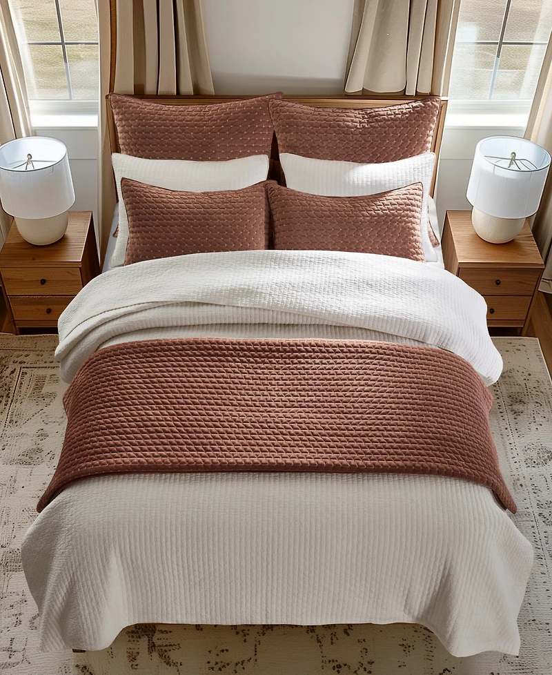 Levtex Velvet Stitch Reversible 2-Pc. Quilt Set, Twin/Twin Xl