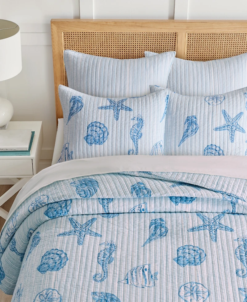Levtex Sandy Cove Reversible 2-Pc. Quilt Set, Twin/Twin Xl