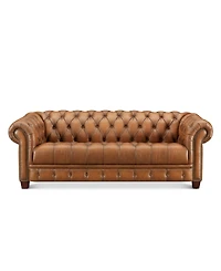 Hydeline York 89" Top Grain Leather Sofa