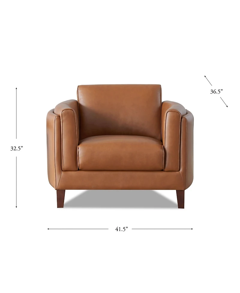 Hydeline Maui 42" Top Grain Leather Armchair