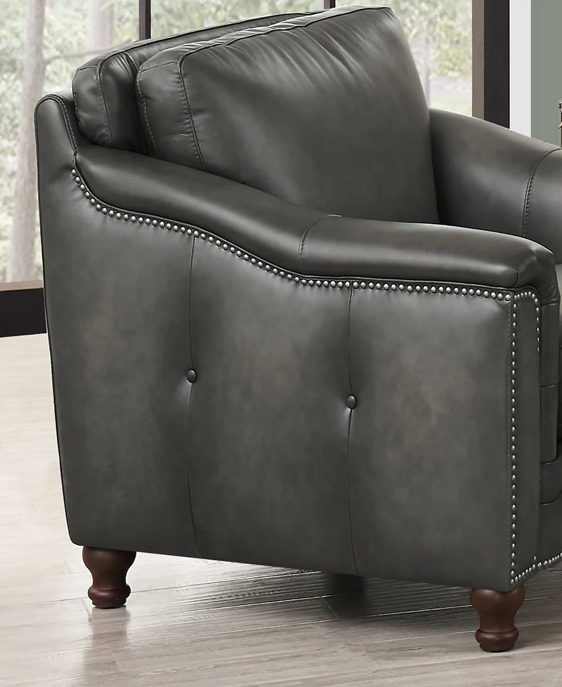 Hydeline Belfast 42" Top Grain Leather Armchair