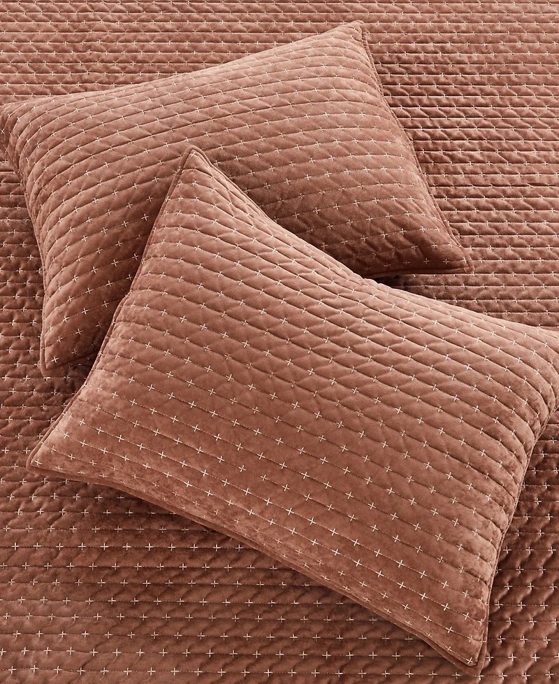 Levtex Velvet Stitch Reversible 2-Pc. Quilt Set, Twin/Twin Xl