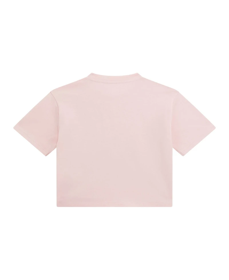 Guess Big Girl Short Sleeve with Rhinestone Logo T-Shirt