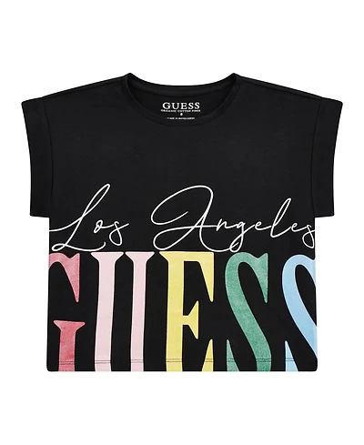 Guess Big Girl Short Sleeve Stretch Jersey T-Shirt