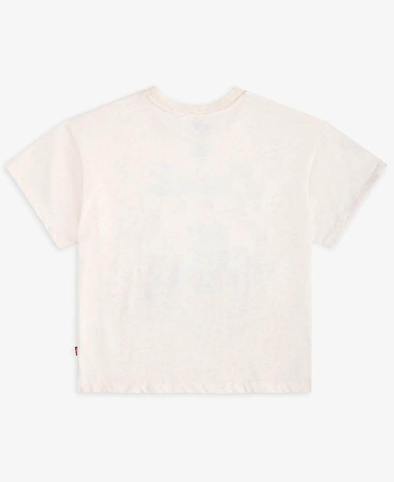 Levi's Big Girls Oversized Logo Short Sleeve T-Shirt