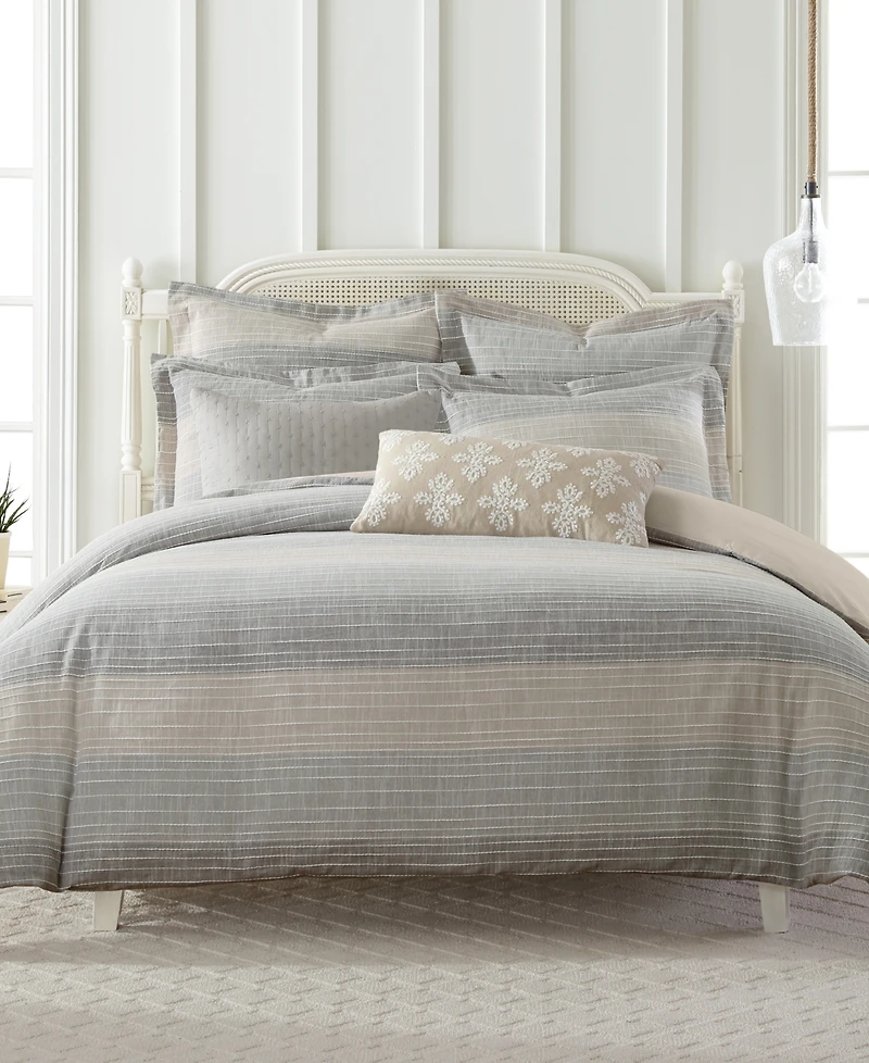 Levtex Sand Stripes Textured 2-Pc. Comforter Set, Twin/Twin Xl
