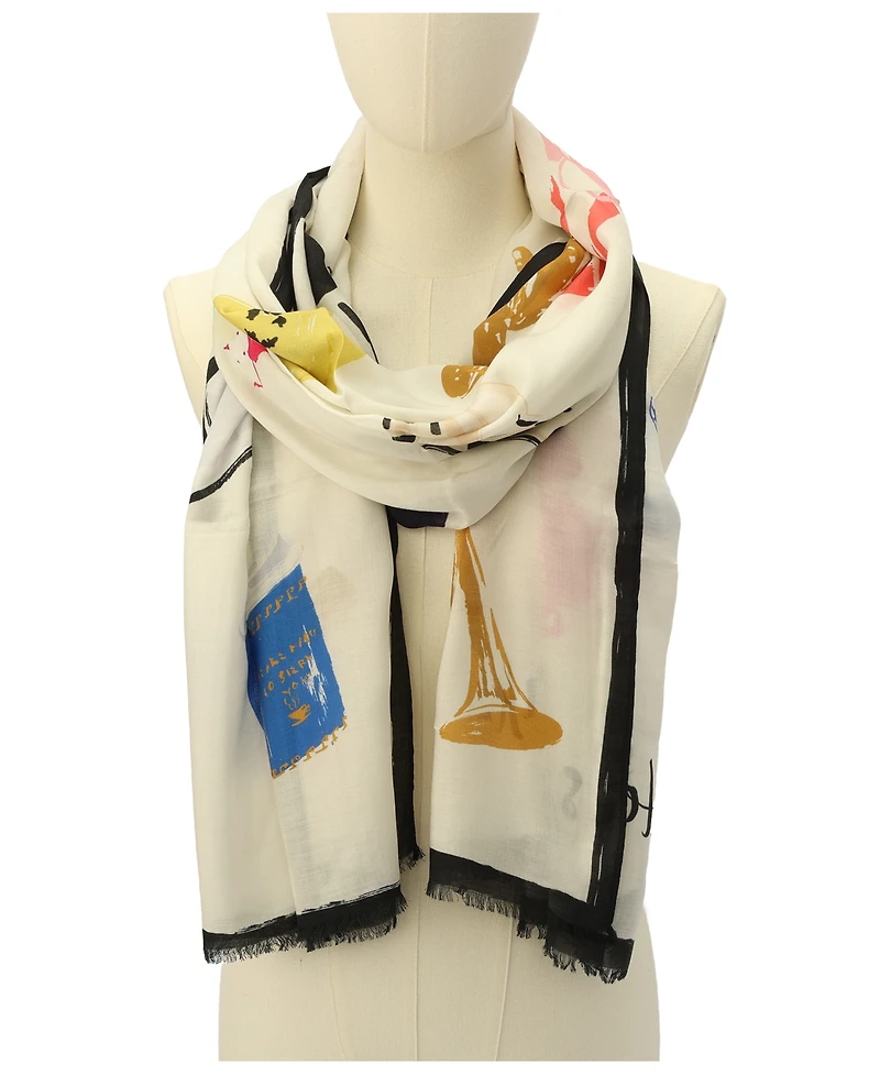 Kate Spade New York Women's Things We Love Oblong Scarf