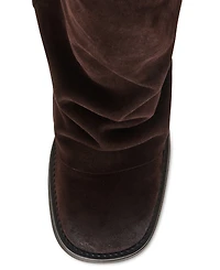 Steve Madden Benton Mid-Shaft Foldover Cuffed Moto Boots