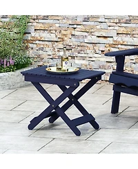 Outdoor Folding Wooden Side Table