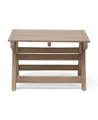 Outdoor Wooden Side Table by Christopher Knight Home