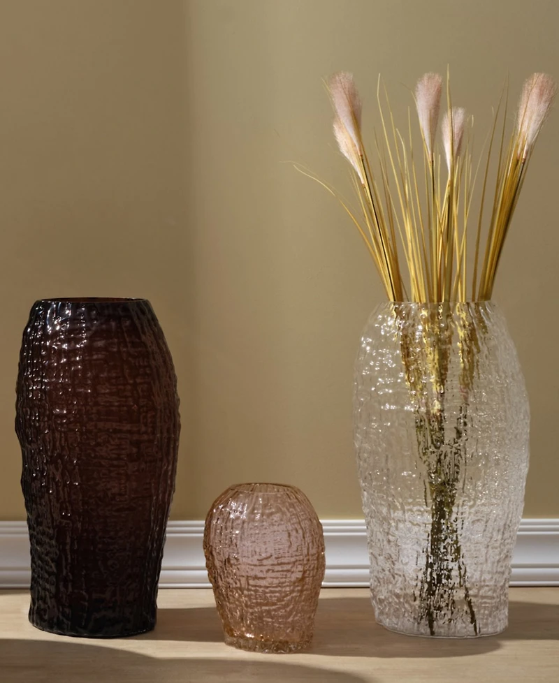 Nude Glass Large Molten Vase