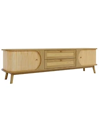 Streamdale Rattan Tv Stand for TVs up to 75''