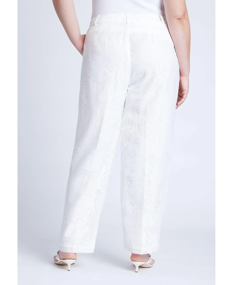 Eloquii Women's Burnout Trouser