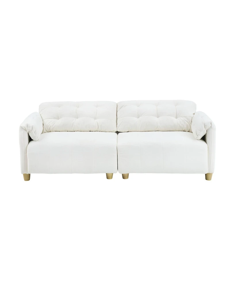 Streamdale Creamy Cloud Fabric Sofa