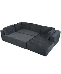 Streamdale Modern Modular Sectional Sofa, 3-Piece Combination