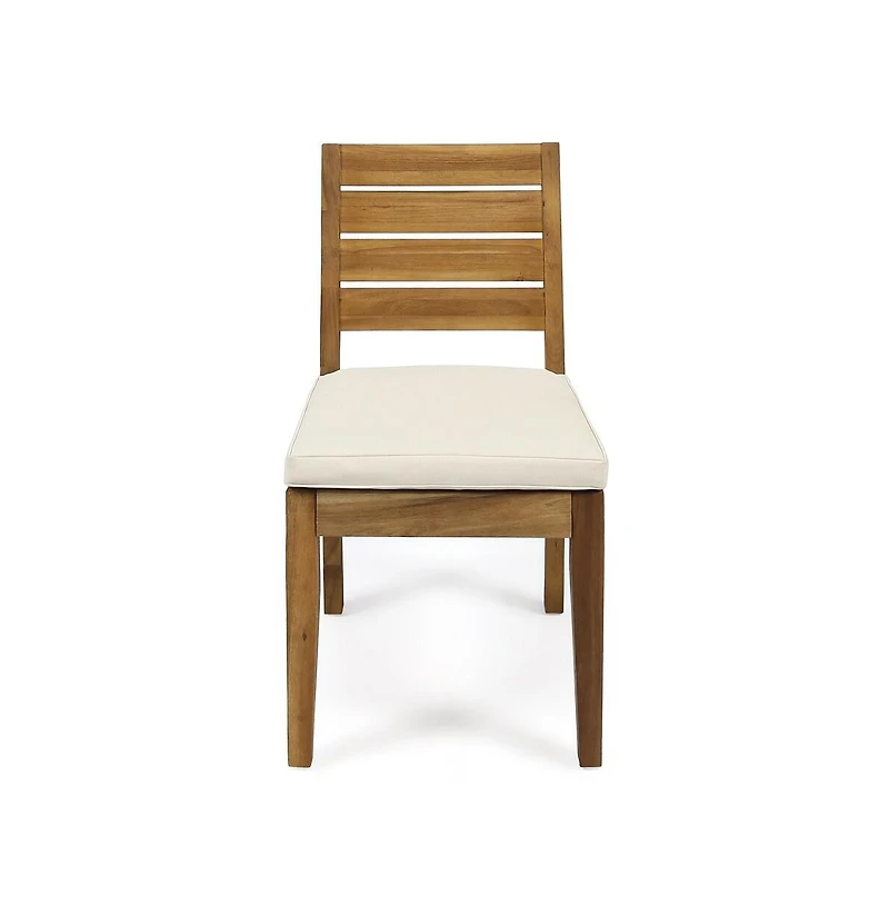 Streamdale Acacia Wood 7-Piece Dining Set