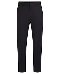Boss Men's Regular-Fit Virgin Wool Formal Trousers