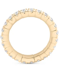 Diamond Stretch Flexible Eternity Band (1 ct. t.w.) in 14k White or Yellow Gold