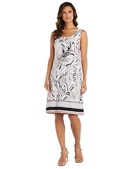 R & M Richards Women's Open-Front Jacket and Necklace Dress Set