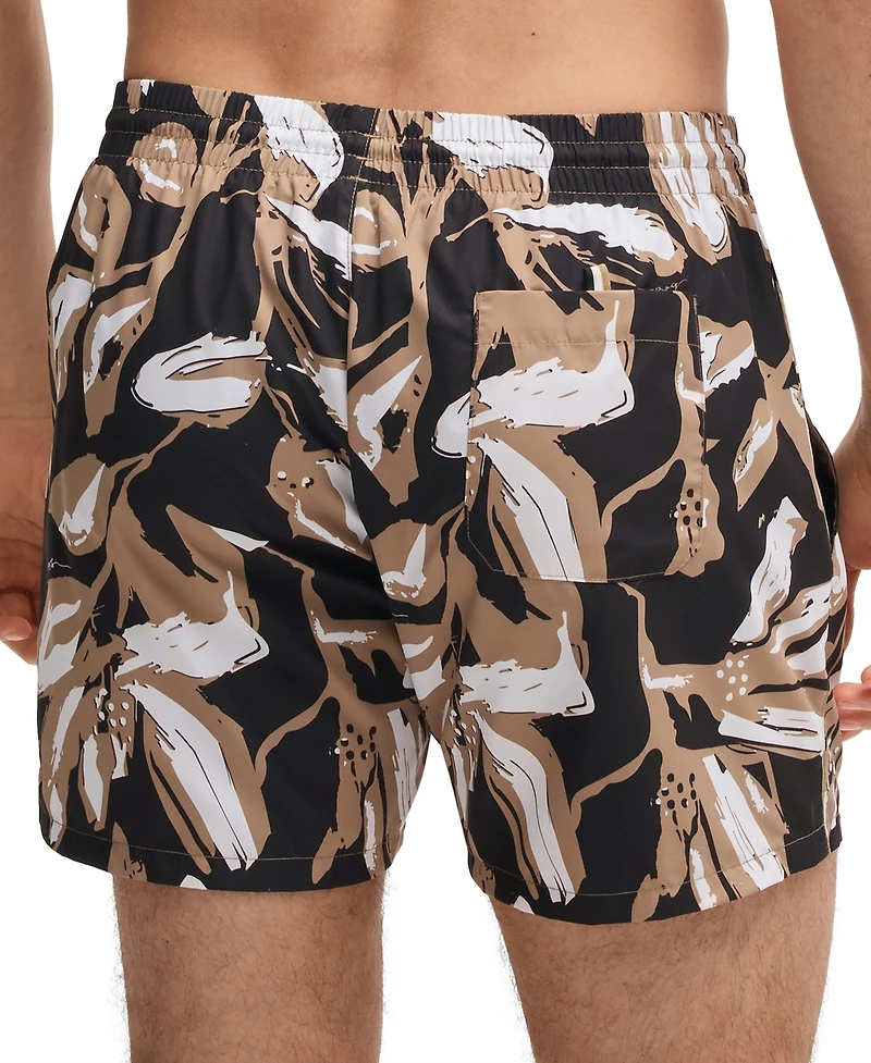 Boss by Hugo Men's Fully Lined Printed Swimsuit