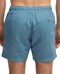 Boss by Hugo Men's Drawstring Printed Swimsuit
