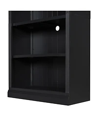 Streamdale 83.4" 5-Tier Bookcase w/ Light, Adjustable Shelves