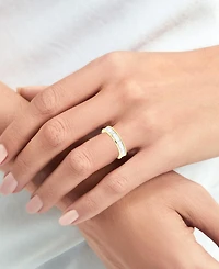 Forever Grown Diamonds Lab Diamond Baguette Band (1 ct. t.w.) Sterling Silver or 14k Gold-Plated