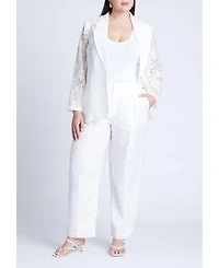 Eloquii Women's Burnout Blazer