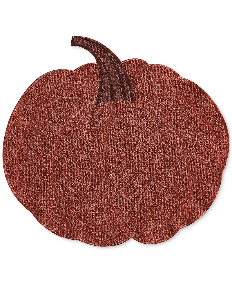 Elrene Chenille Pumpkin Placemat