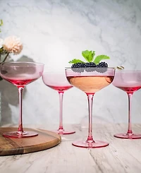 The Wine Savant Classic Coupe Glasses, Set of 4