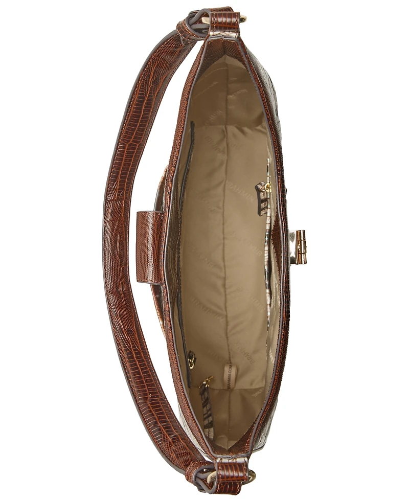 Brahmin Fallon Feline Hermosa Leather Shoulder Bag