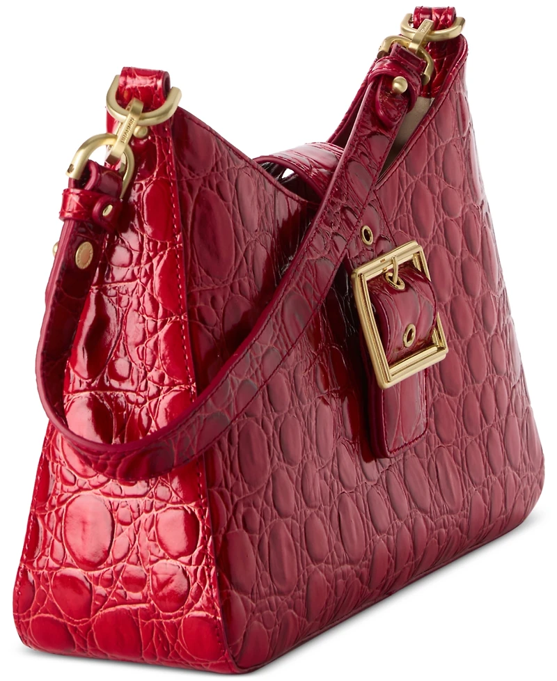 Brahmin Esme Sriracha Vanderbilt Small Leather Shoulder Bag