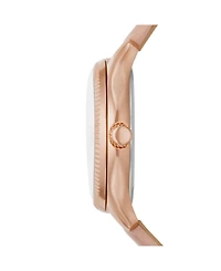 Fossil Women's Rye Multifunction Pink Leather Watch, 36mm