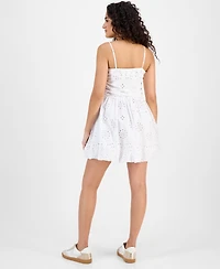 And Now This Women's Eyelet Tube Mini Dress, Exclusively at Macy's