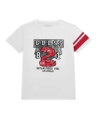 Guess Big Boys Slub Jersey Short Sleeve T-Shirt