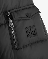 Steve Madden Women's Hooded Puffer Utility Coat