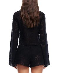 Lioness Women's Cotton Lace Babydoll Top