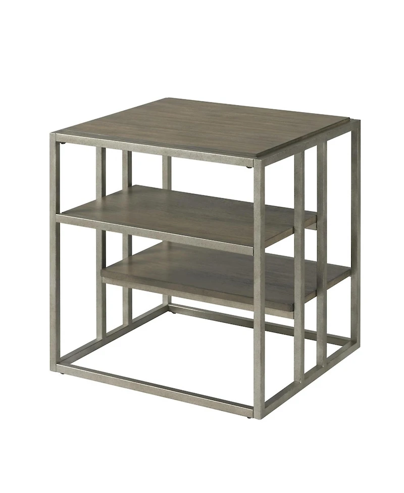 Streamdale Padena Metal and Wood Living Room Table Set (3-Piece)