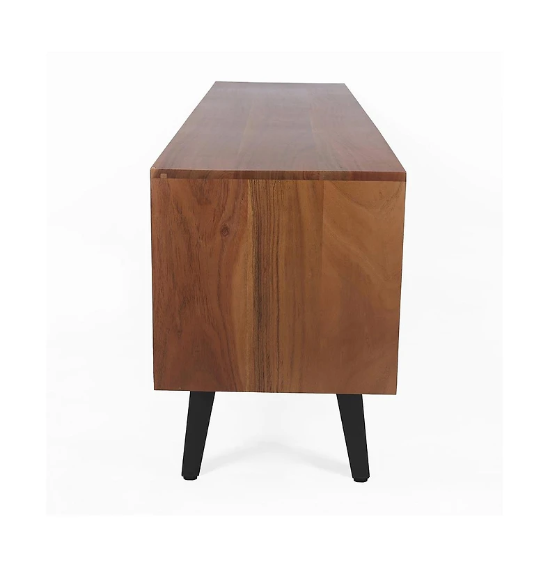 Streamdale 58x14x17.5" Asther Acacia Wood Tv Cabinet