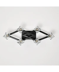 6-Light Crystal Ceiling Lamp for Dining Room, Modern Entryway Light