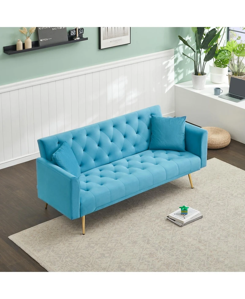 Streamdale 71" Convertible Double Folding Living Room Sofa Bed