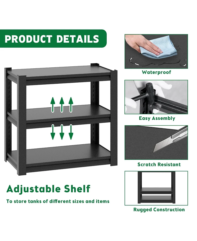 Streamdale Adjustable 40-50 Gallon Metal Aquarium Stand
