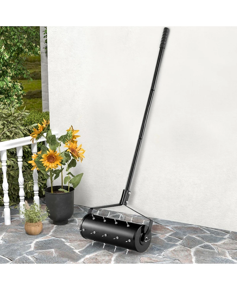 18-Inch Manual Soil Aerator with Detachable Handle