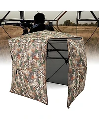 360° One Way See Through Hunting Blind Ground Blind with Portable Carrying Bag