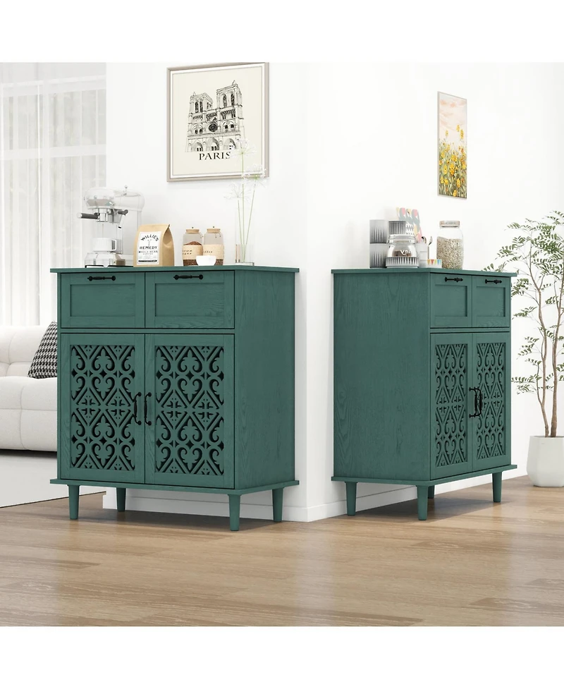 Streamdale 2-Drawer, 2-Door Accent Cabinet