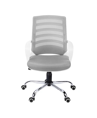 Modern Adjustable Task Chair with Mesh Back and Polyester Seat for Office Use