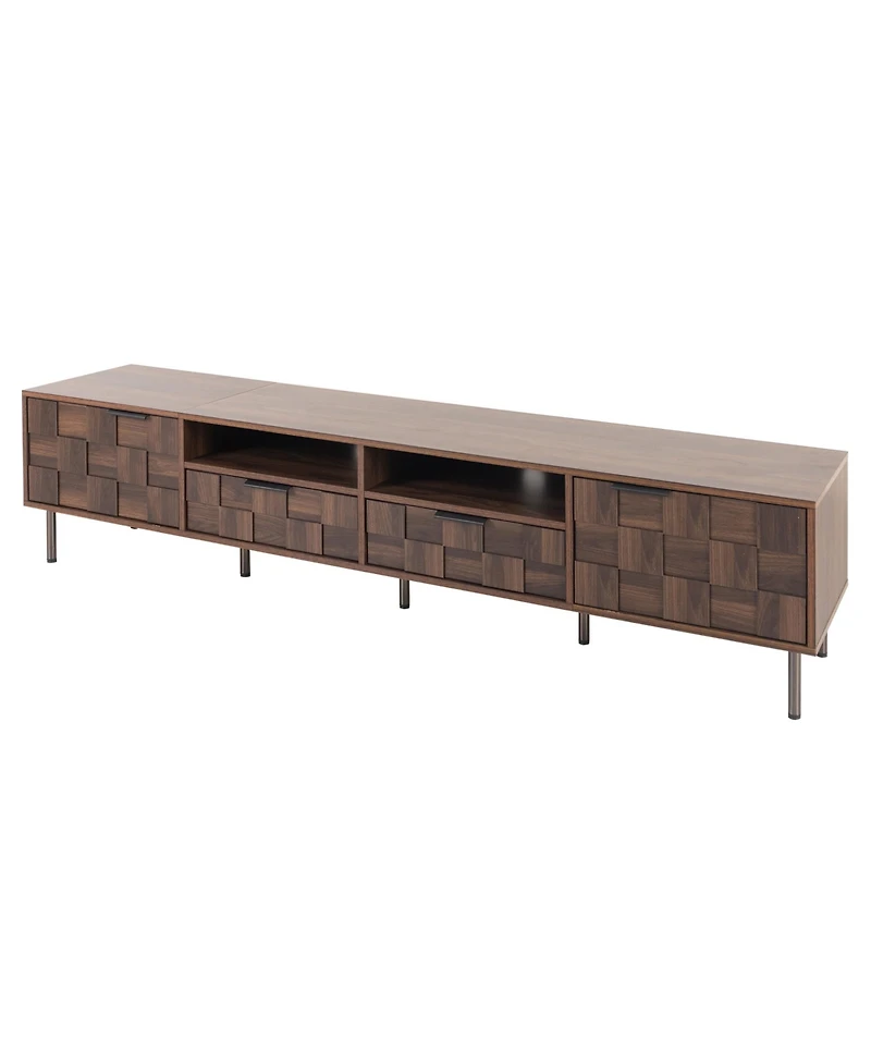 Streamdale Mid Century Tv Stand with Drawers for TVs up to 85